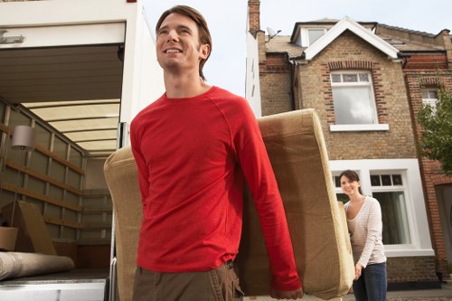 Insider moving tips displayed with organized items, Greenwich