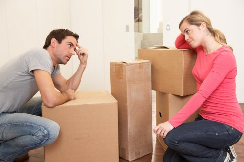 Trusted moving service professionals in Greenwich at work