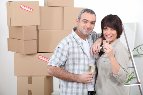 Efficient house relocation in Greenwich area